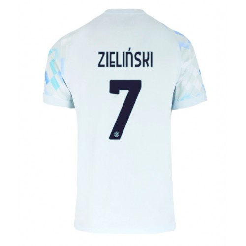 Stroje piłkarskie Inter Milan Piotr Zielinski #7 Koszulka Wyjazdowej 2025-26 Krótki Rękaw